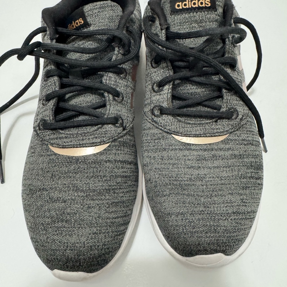 Adidas Charcoal and Black Running Shoes